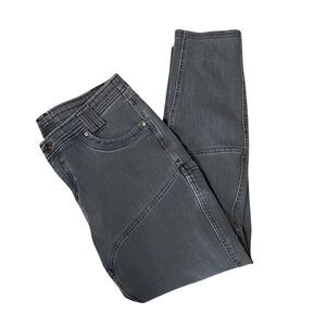 Kuhl Jeans Gray Denim Klassik Stretch Indigo Dye Women's Jeans Size 12 Short